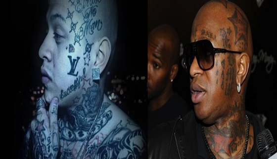 Latino rapper D. Flores and black rapper Birdman look alike