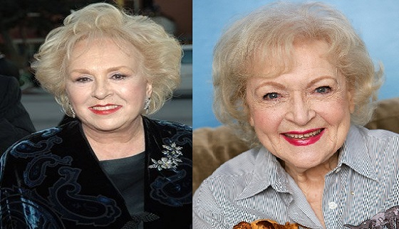 Doris Roberts and Betty White look alike