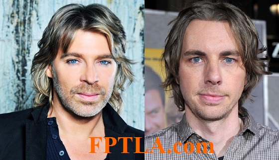 Famous white men celebrities with blonde hair and blue eyes