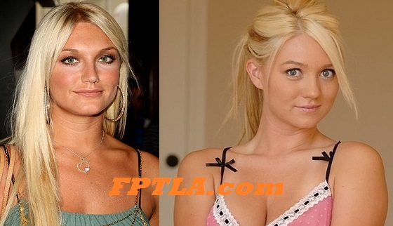 560px x 322px - Blond look alike twins Brooke Hogan & adult actress Alison Angel