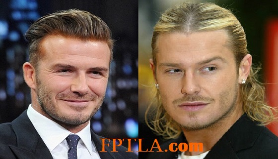 British soccer David Beckham twin look alike