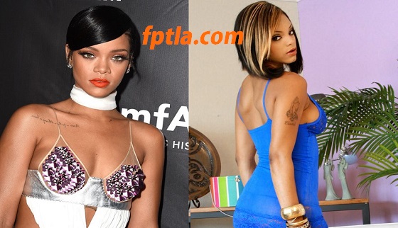 Not Rihanna sex tape just a porn star look alike