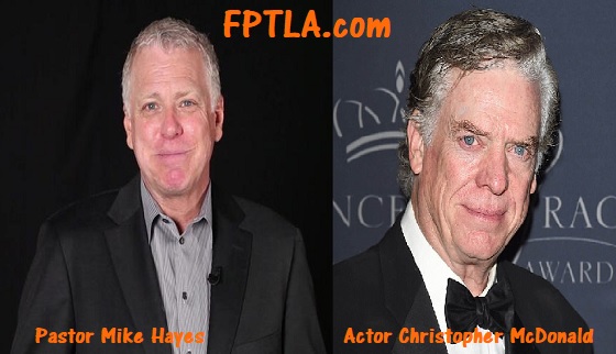 Pastor Mike Hayes of Covenant Church in Carrollton Texas look like actor Christopher McDonald who played Shooter McGavin from the movie Happy Gilmore with Adam Sandler.