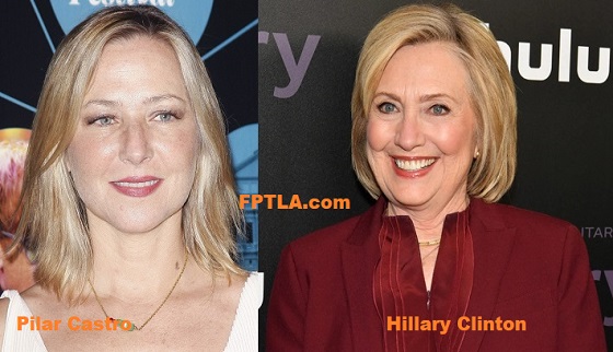 Hillary Clinton look alike twin
